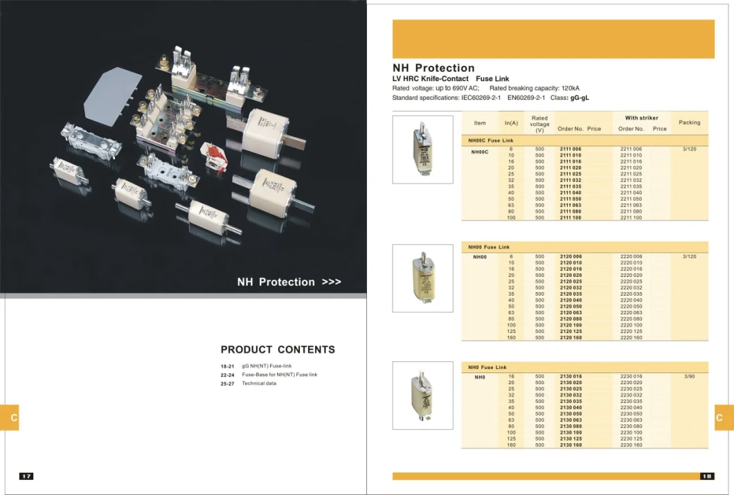 Rt16 Nt Series Fuse, Fuse Base with Ce ISO