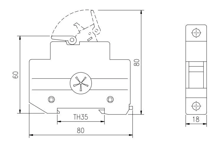 Rt18-32 10X38mm 14X51mm 22X58mm 400V/690VAC 6A 10A 16A 20A 25A 30A 32A Cylindrical Fuse Holder with Indicator