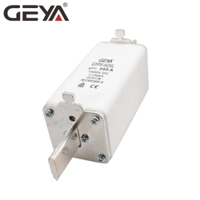 Geya Gypv-H2XL 355A electrónico de bajo voltaje 1500V 80-400A fusible cuadrado térmico enlace cerámica DC soporte para caja de distribución PV